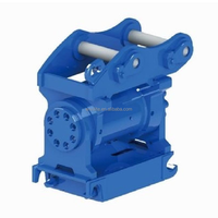 Attache rapide hydraulique inclinable pour excavatrice, outils de construction pour engins de 1 à 40 tonnes.