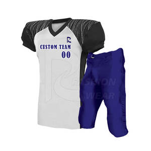 Uniforme de football américain grande taille de meilleure qualité Maillot nouveau style respirant avec techniques imprimées Vente en ligne - Product Image 5