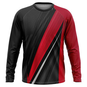 Camiseta de Compresión de Manga Larga para Hombre, Totalmente Sublimada, Ligera, para Gimnasio, Ropa Deportiva para Fitness, OEM, Top de Compresión para Práctica - Product Image 6