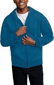 Sudadera con capucha deportiva informal con cremallera para hombre, bolsillos de manga larga, pista para correr, gimnasio, sudadera de entrenamiento, Invierno 100%, forrado de algodón - Product Image 2