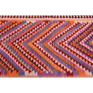 พรมขนสัตว์สีส้มสีแดงทันสมัยขนาด4.3x11ฟุตสไตล์ตุรกีสำหรับห้องโถงห้องนอนน้ำยางหนา10มม. - Product Image 5