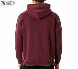 Ropa de calle personalizada de marca Stone Wash Hoodies Heavyweight 100% algodón en blanco negro Vintage Brand Acid Wash Hoodie hombres Reversible - Product Image 2