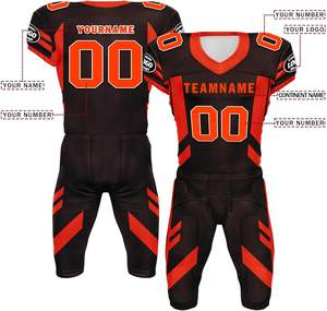 ชุดอเมริกันฟุตบอลสำหรับเยาวชนชุดฟุตบอลคลับโลโก้ออกแบบได้ตามต้องการ - Product Image 2