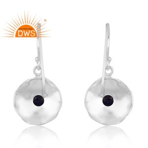 Pendiente colgante de piedras preciosas de lapislázuli natural de plata esterlina fina de la mejor calidad Fabricante de joyería personalizada - Product Image 4