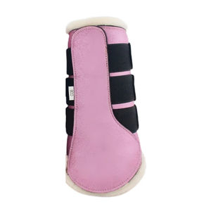 Botas de equitación de diseño superior Navy Brushing, con forro polar blanco, fabricadas en Pakistán. - Product Image 2