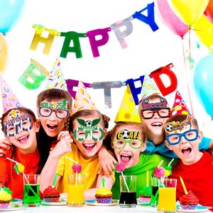 <b>New</b> <b>Year</b> Kids Soccer Glasses Paper Photo Prop Party <b>Decoration</b> - Product Image 3