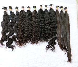 ผมต่อแบบ Remy สำหรับต่อผมมนุษย์ผมคนแบบไม่ผ่านกระบวนการผมบริสุทธิ์จาก12A อินเดีย - Product Image 1