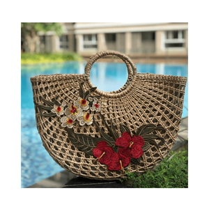 BOLSA VIETNAMITA-BOLSA DE JACINTO DE AGUA BOLSA DE MUJER NUEVA MODA HECHO EN VIET NAM PRODUCTO MEJOR PRECIO DE 99GD VIET NAM - Product Image 4