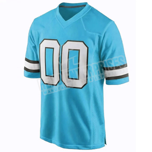 Personnalisation d'usine Maillot de football américain respirant unisexe pratique personnalisée à manches courtes grande taille - Product Image 1