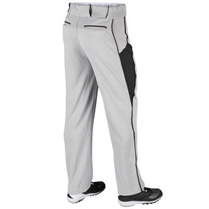 Pantalon de baseball pour homme, gris/noir à rayures, respirant, anti-UV, séchage rapide, antibactérien, 100 % polyester - Product Image 2