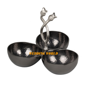 Bol à chocolat en métal finition or de luxe, bol à bonbons fait main de haute qualité, bol à chocolat élégant et classique, nouveau bol à chocolat fantaisie - Product Image 2