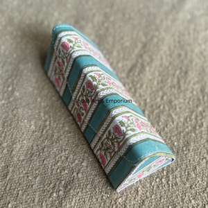 Vente en gros étuis à lunettes de soleil en coton imprimé handblock lunettes de soleil en coton imprimé fait main - Product Image 1