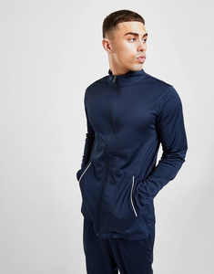Ensemble de sport décontracté pour homme, sweat à capuche zippé, impression personnalisée OEM, survêtement avec passepoil sur les poches latérales - Product Image 3