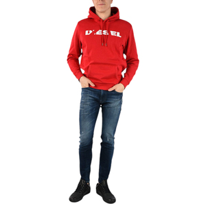 เสื้อฮู้ดผ้าฝ้าย100% แบบสวมหัวพิมพ์ลายพัฟโอเวอร์ไซส์สำหรับผู้ชาย - Product Image 2