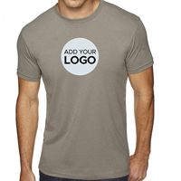T-shirt homme slim fit en mélange CVC haute densité 32 fils, écologique, avec impression graphique personnalisée et étiquette détachable, vente en gros