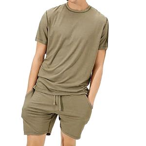 Conjuntos Cortos Personalizables para Hombre, Estilo Moderno, Lisos, 100% Algodón Jersey, Talla Adulto, Conjuntos Cortos Más Vendidos, Hechos en Pakistán - Product Image 4