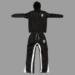 Trendy Wholesale Hooded Panel Tracksuits Custom Printed Logo Men's Streetwear High Demanding Sweatsuit Winter Breathable 2 1 - Product Image 6