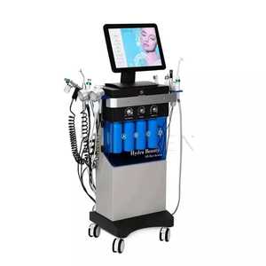 Machine de soin du visage Hydra H2O2 Hydrafacial la plus populaire, 14-en-1, avec jet d'oxygène, microdermabrasion, en acier et plastique, prise US, pour usage domestique - Product Image 2