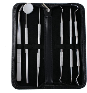 Kit d'hygiène bucco-dentaire de qualité supérieure, 6 pièces, Meta Plaque Remover, outils de nettoyage des dents, ensemble d'instruments chirurgicaux dentaires, prix avantageux - Product Image 6
