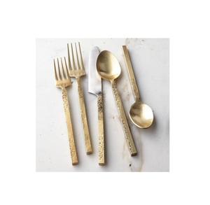 Ensemble de cuillères en laiton pour enfants, accessoires de table pour la cuisine, couverts, cuillère à dîner, couverts, utilisation européenne - Product Image 3