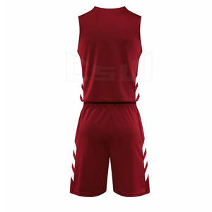 Uniforme de maillot de basket-ball pour hommes de conception OEM 2025 de haute qualité et à bas prix avec option de taille plus - Product Image 3