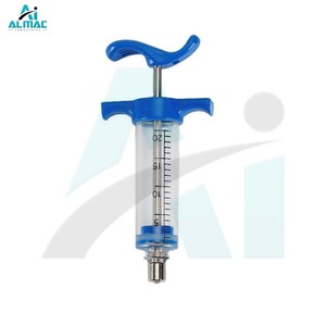 Jeringa Veterinaria Profesional Premium ALMAC, Acero Inoxidable Duradero, Certificación CE Clase I, Instrumento de Color Personalizado, Grado A+ - Product Image 3