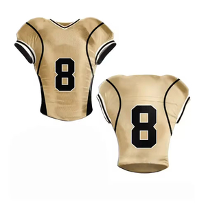 Uniforme de football américain pour hommes de haute qualité 100% polyester, respirant et respectueux de l'environnement - Product Image 5