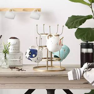Support de tasse en métal de haute qualité, nouveau design moderne et luxueux, quantité en vrac pour ustensiles de cuisine, vente en gros, fabriqué en inde, 2023 - Product Image 3