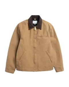 Veste de moto de baseball d'hiver personnalisable pour hommes, col montant, fermeture à glissière, toile brodée en cuir PU - Product Image 2