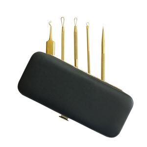 Kit d'extraction de points noirs et comédons KKZ personnalisé, en acier inoxydable 410, pour le nettoyage des pores et le traitement de l'acné, OEM/ODM - Product Image 2