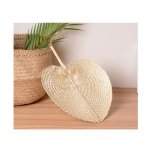 Abanico de bambú natural para regalo Abanico de hoja de palma de verano Abanico de bambú de venta al por mayor Exportacion de Vietnam a granel - Product Image 1