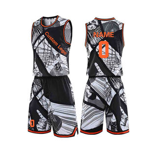 Ensemble d'uniformes de basketball personnalisables pour hommes, grandes tailles, en maille respirante, imprimé par transfert thermique, antibactérien, séchage rapide et anti-humidité - Product Image 4