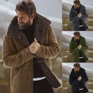 Chaqueta de Cuero con Peluche para Hombre, Elegante, Forro Grueso y Cálido, Estilo Premium, Ropa de Abrigo de Invierno, Ajuste Cómodo para el Día a Día - Product Image 6