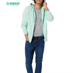 เสื้อฮู้ดซิปแบบปรับได้ ทรงปกติ หนานุ่ม ใส่ได้ทั้งชายและหญิง ผ้าฝ้าย 100% 500 GSM แห้งเร็ว ระบายอากาศได้ดี เหมาะสำหรับฤดูหนาว ผ้าเฟรนช์เทอร์รี่ - Product Image 6