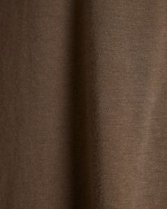 T-shirt pour hommes en coton biologique 100% de haute qualité dernière conception avec motif de lettres brun foncé vêtements décontractés OEM disponible - Product Image 4