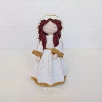 45 poupées en crochet de la Nativité de Noël en gros faites à la main Amigurumi Santa, Jesus, Mary, Lamb & Holiday Characters