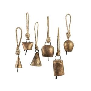Nouvelles cloches à vent en métal et clochettes de vache anciennes peintes à la main sur mesure, thème Amour, Noël, prix de gros en provenance d'Inde - Product Image 3