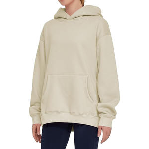 Conjunto de 2 Piezas de Sudadera con Capucha Larga Personalizada de Alta Calidad para Mujer, Pantalones Deportivos, Sudadera de Forro Polar, Sudadera Extra Grande de Invierno para Mujer - Product Image 3
