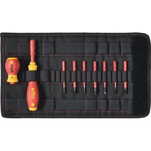 Pour le jeu de tournevis WIHA SlimVario 9 pièces, isolé VDE avec lames interchangeables - Product Image 1