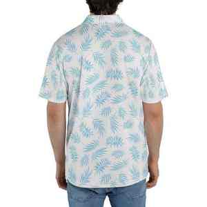 Polo hommes chemises en gros à manches courtes tenue décontracté polyester spandex tissu conçu pour les vêtements de sport américains et les événements promotionnels - Product Image 5