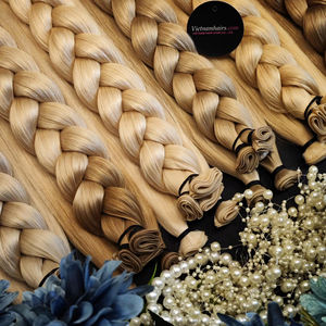 2025 vente chaude qualité supérieure 100% extensions de cheveux humains vierges vietnamiens cuticule complète pour la trame de génie prix de gros - Product Image 1