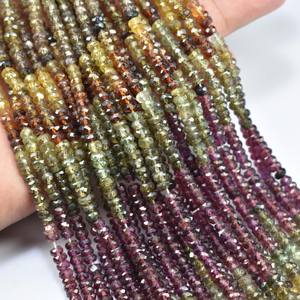 Cuentas Redondas Facetadas de Zafiro Tundru, Piedra Preciosa Curativa de 4 mm, Hilo de Cuentas de 13 Pulgadas para la Fabricación de Joyas a Precio de Mayoreo - Product Image 1