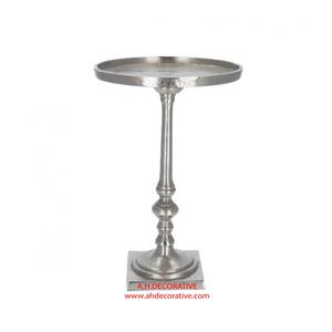 Supports de service de gâteau rond en argent pour la décoration de mariage et de fête Design unique Vente à chaud Support de gâteau de pièce maîtresse de table - Product Image 3