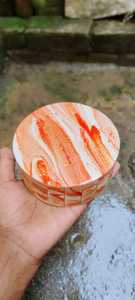 Cajas de regalo de cerámica de acero inoxidable de silicona hechas a medida resina hueso madre perla hogar cajas de almacenamiento decorativas para tienda minorista - Product Image 2