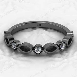 Genuine 925 Sterling Silver Bezel Setting 2x4mm Marquise Semi Mount <b>Ring</b> with Good <b>Resin</b> Ashes Work Keepsake Jewelry Findings - Product Image 5