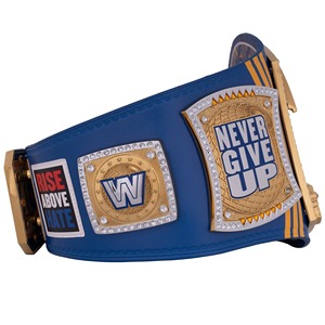Ceinture de champion Big Green, plaques en alliage de zinc/laiton de 4 mm, ceinture de lutte en cuir véritable fabriquée à la main, taille WWE Title Ronpex - Product Image 3