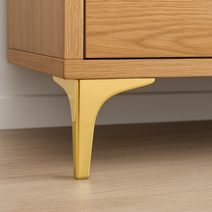 14cm Gold Plastic Heavy-Duty T Shape Furniture Leg PP <b>Sofa</b> <b>Support</b> Modern Living Room - Product Image 2