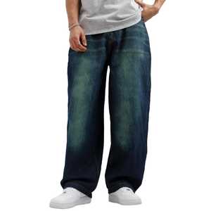 กางเกงยีนส์ทรงหลวมสำหรับผู้ชาย, กางเกงยีนส์ทรงหลวมใส่สบาย - Product Image 1