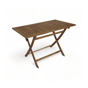 Mesas de comedor de teca de lujo Premium 120x70 muebles de restaurante plegables diseño moderno Hotel jardín mesas al aire libre Material de madera - Product Image 4