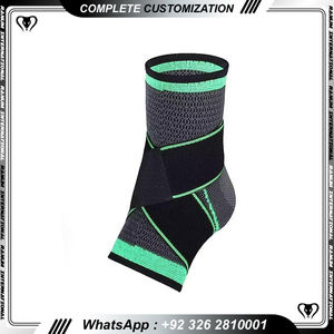 Soporte de Tobillo Negro, Estabilizador Confiable para Lesiones Deportivas, Tobilleras Transpirables para una Recuperación Acelerada - Product Image 3